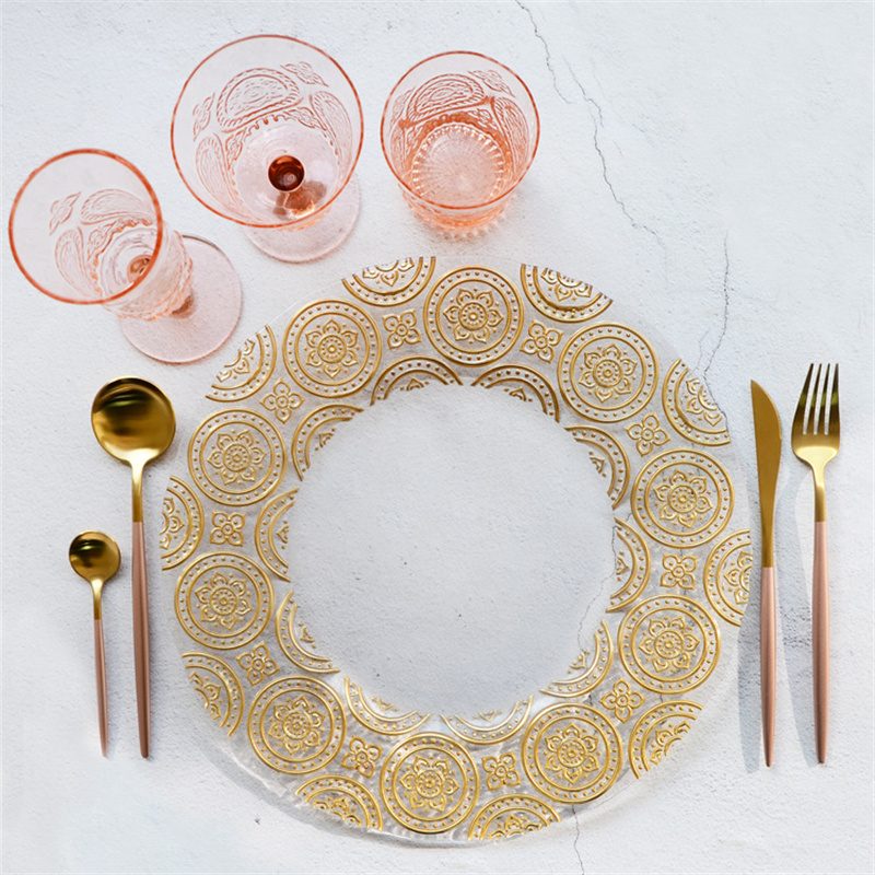 Wholesale Glass Charger Plate PZ-051 - Image 5